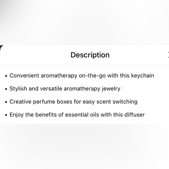 Keychain Purse Charm Angel Wings Aromatherapy Jewelry, Creative Perfume Box - Picture 4 of 5